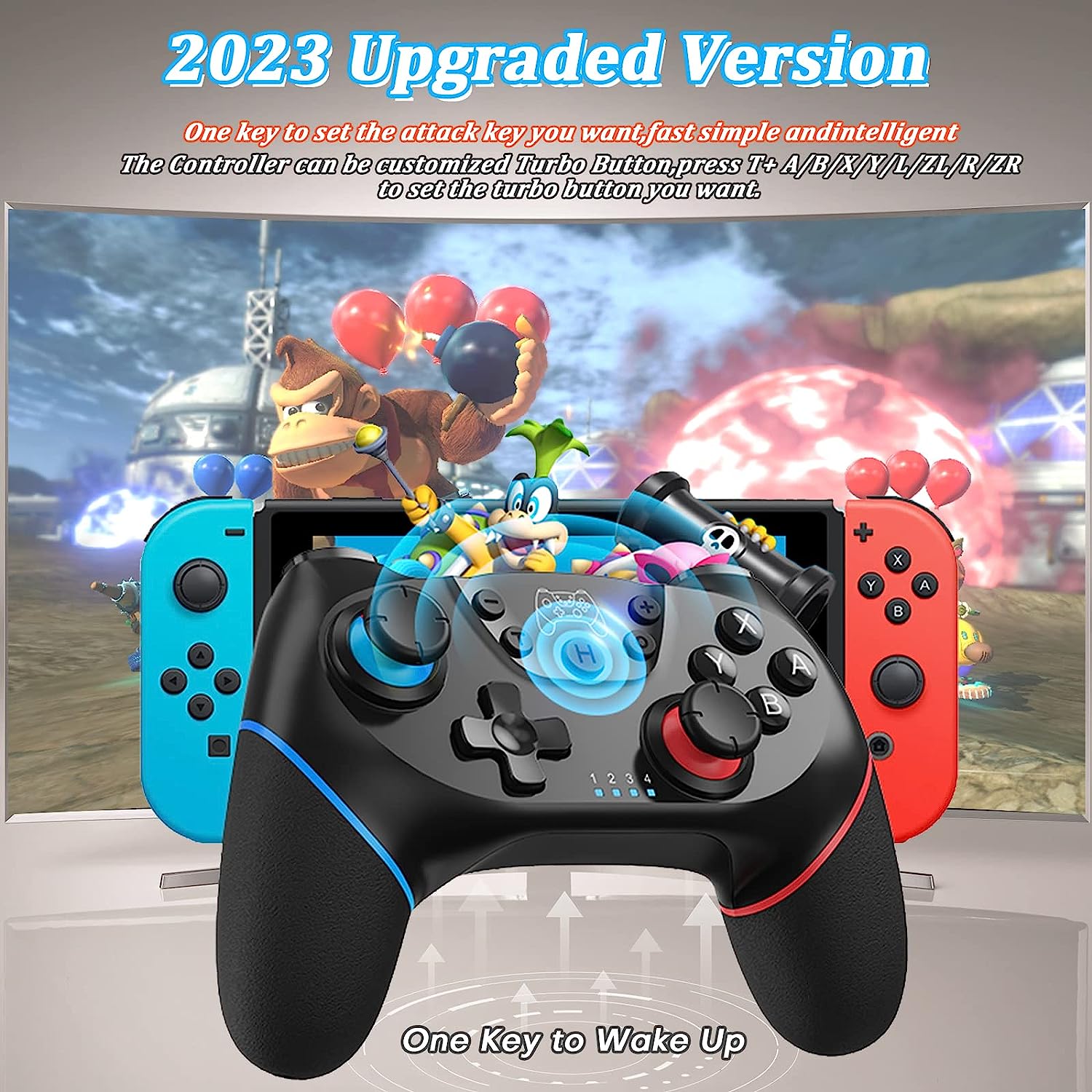 2023 Upgraded Version] Wireless Pro Controller Compatible for