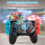 [2023 Upgraded Version] Wireless Pro Controller Compatible for Nintendo Switch Sefitopher Bluetooth Switch Pro Controller Gampad Joypad,PC Controller Supports Gyro Axis Turbo and Dual Vibration with Charging Cable