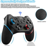 [2023 Upgraded Version] Wireless Pro Controller Compatible for Nintendo Switch Sefitopher Bluetooth Switch Pro Controller Gampad Joypad,PC Controller Supports Gyro Axis Turbo and Dual Vibration with Charging Cable